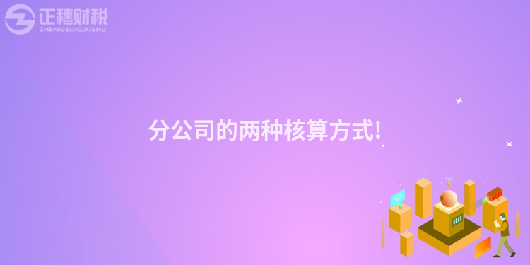 分公司的两种核算方式!