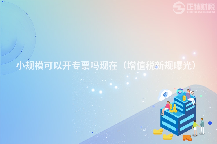 小规模可以开专票吗现在(增值税新规曝光)