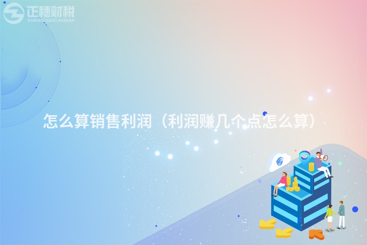 怎么算销售利润(利润赚几个点怎么算)