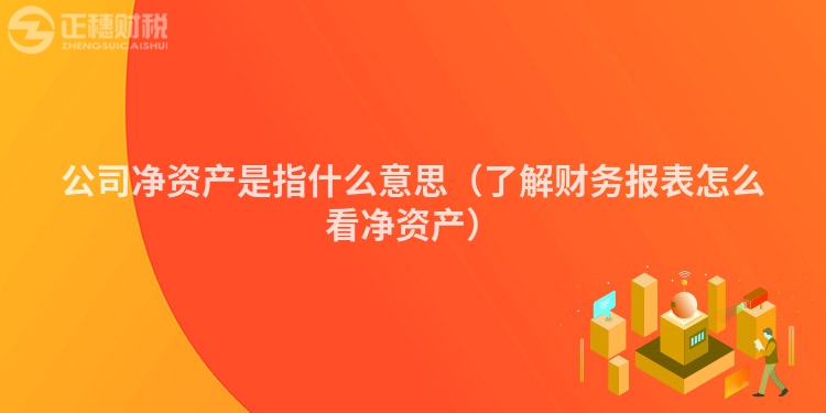 公司净资产是指什么意思(了解财务报表怎么看净资产)