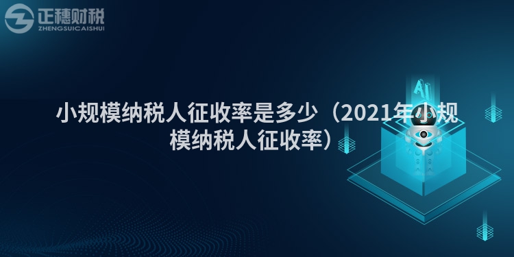 小规模纳税人征收率是多少(2023年小规模纳税人征收率)