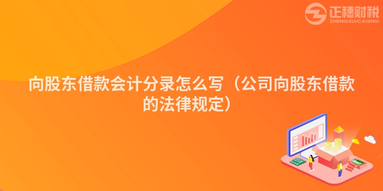 向股东借款会计分录怎么写(公司向股东借款的法律规定)