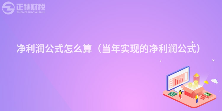 净利润公式怎么算(当年实现的净利润公式)