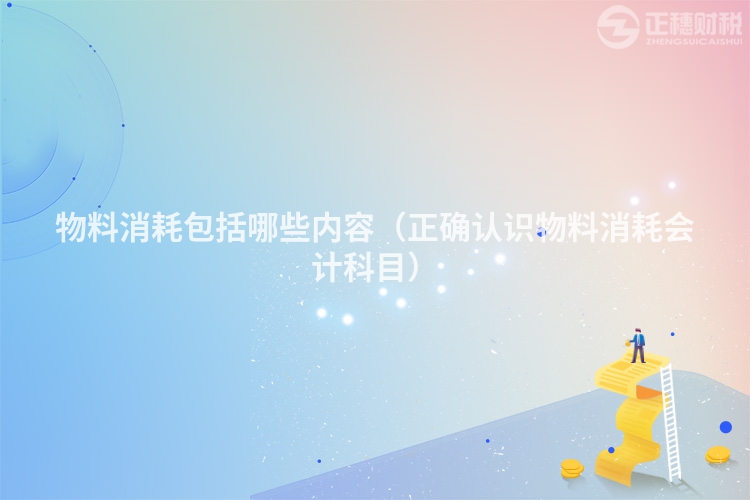 物料消耗包括哪些内容（正确认识物料消耗会计科目）
